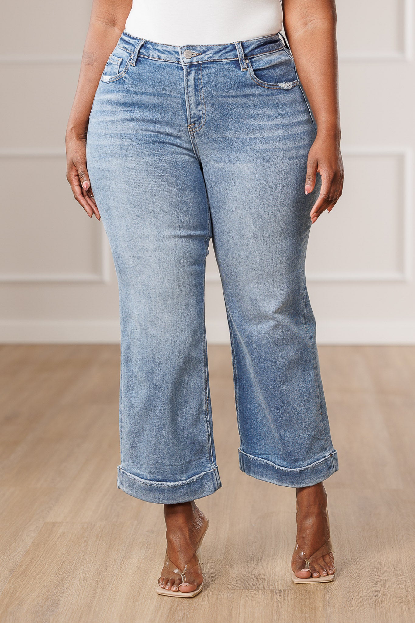 Carter Straight Tailored Cuff Jeans