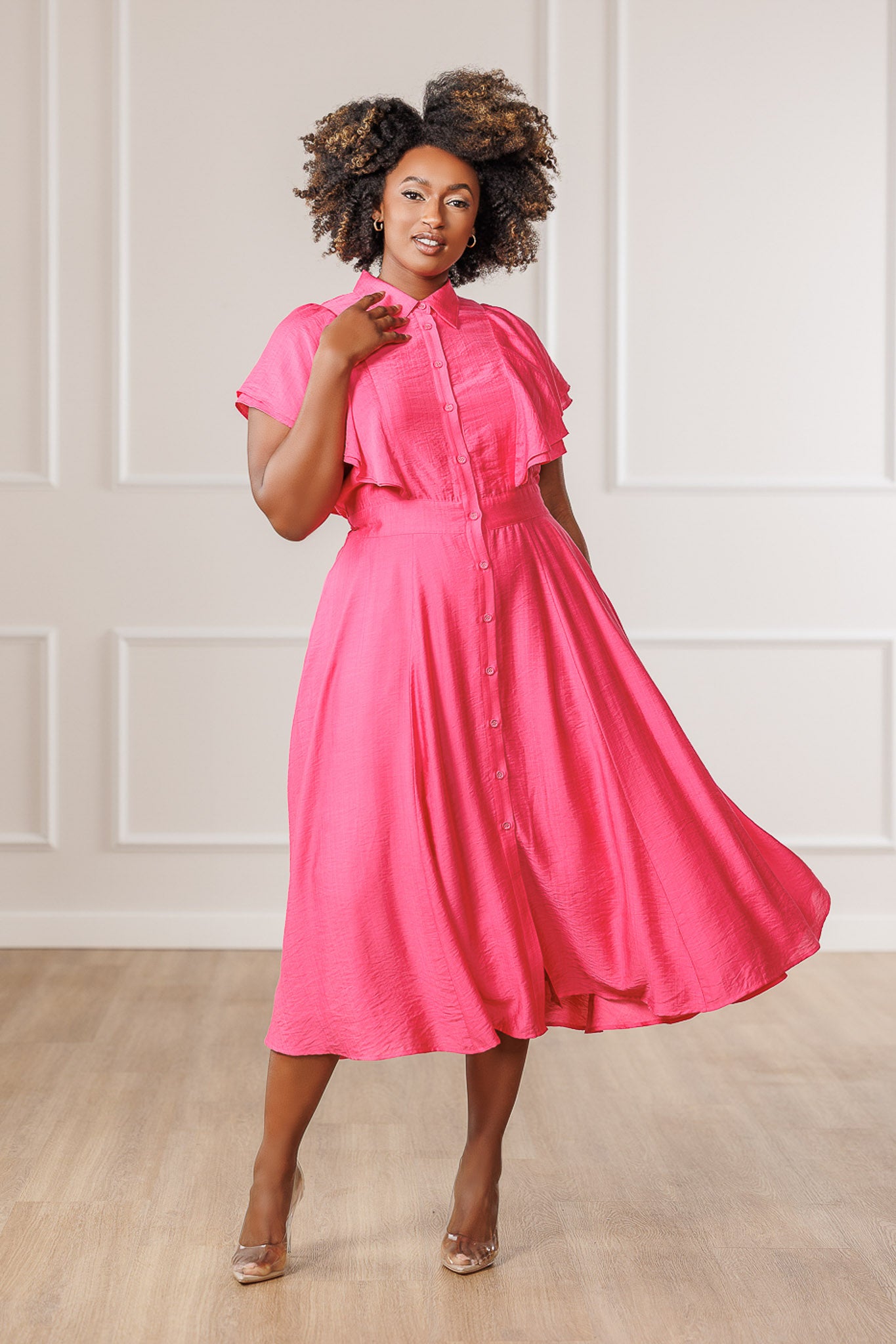 flouncy maxi dress Flounce Maxi Dress Cienti The Label