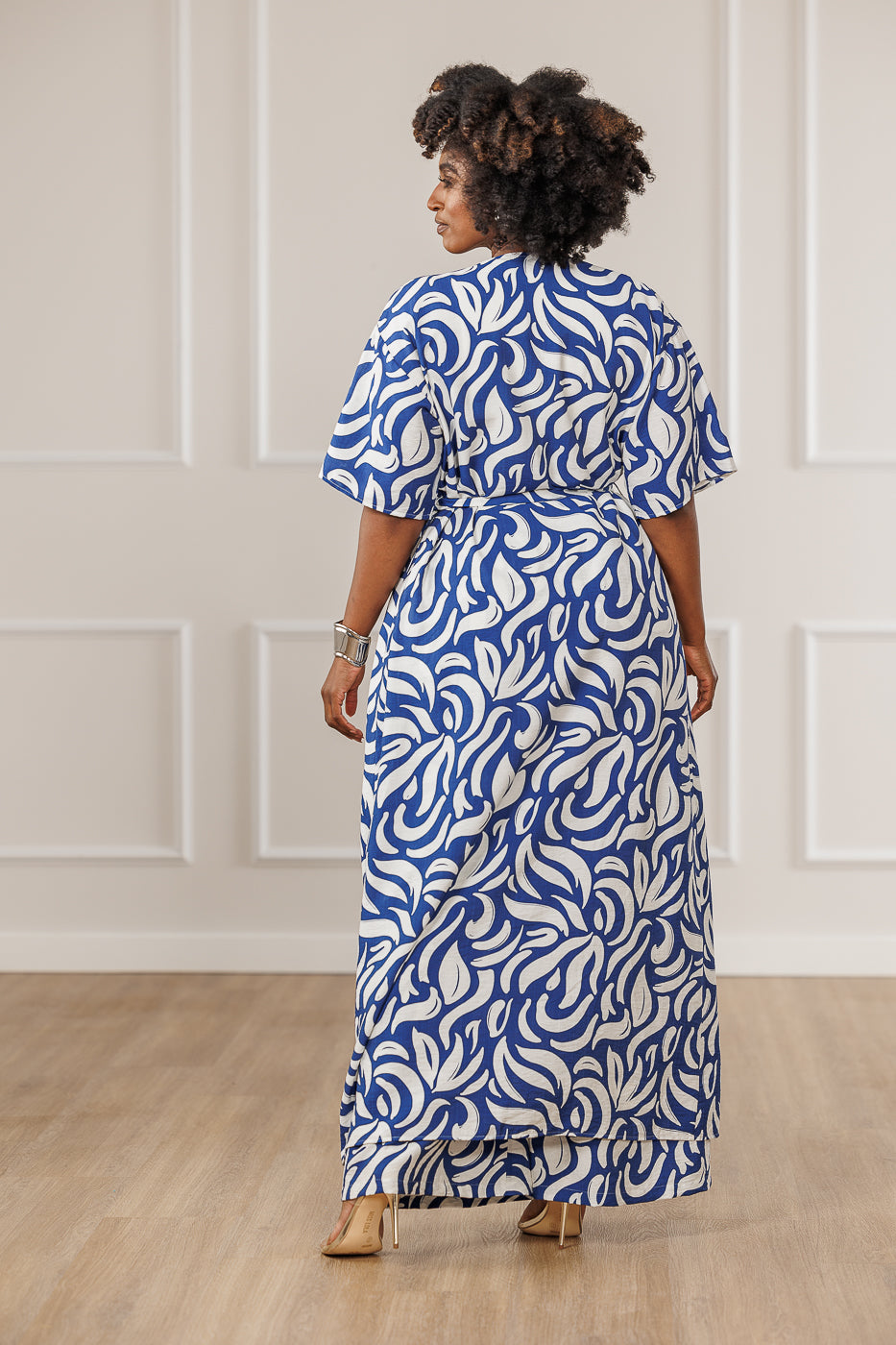 FINAL SALE - Veronica Kimono Duster - Blue