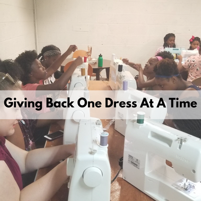 Giving back one dress at a time