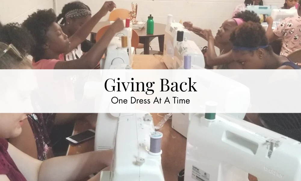 Giving back one dress at a time