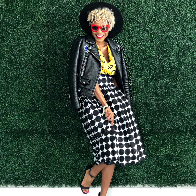 Polka Dot Skirt Alert!