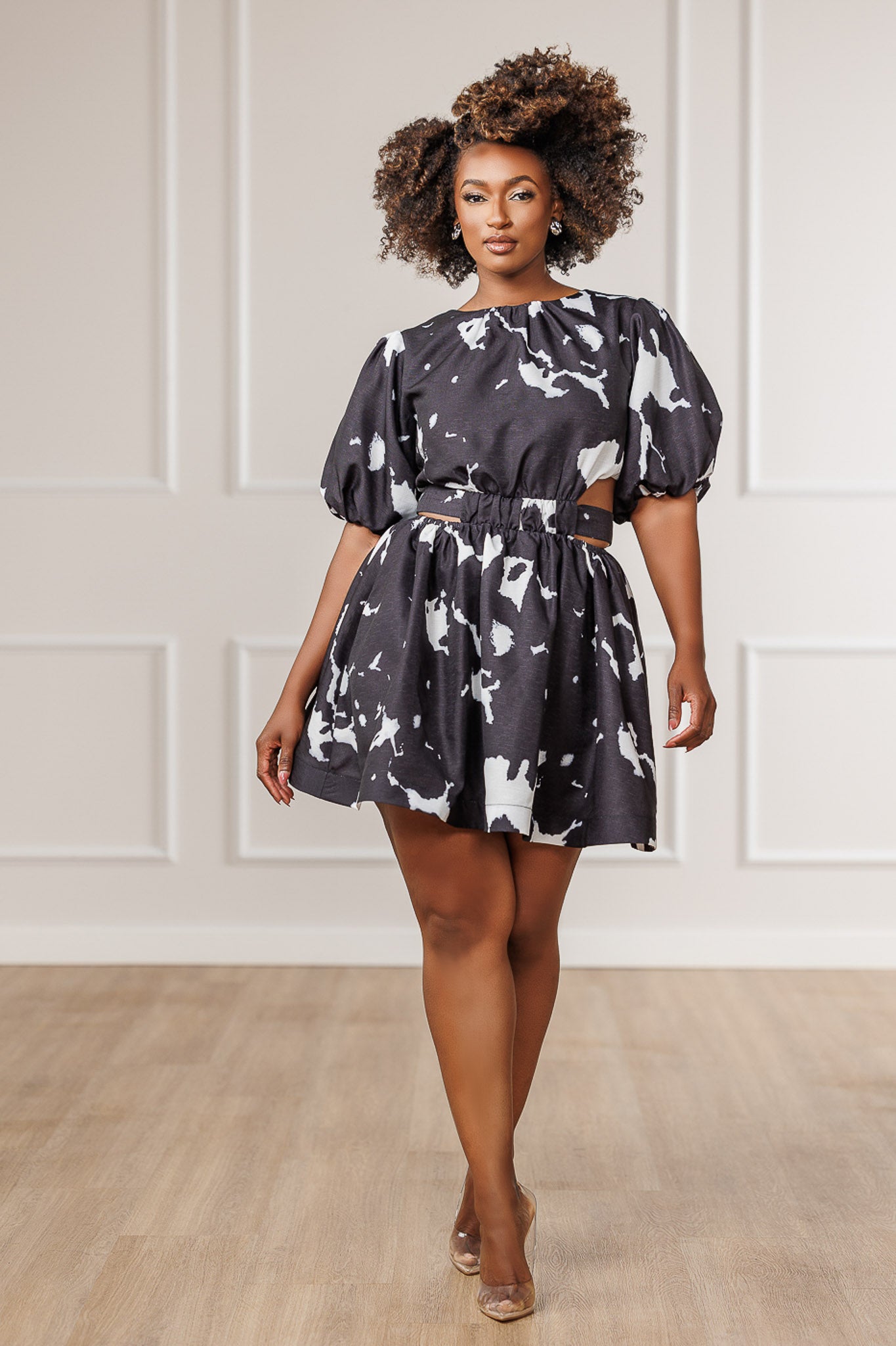 FINAL SALE - Iesha Cut Out Mini Dress - Black