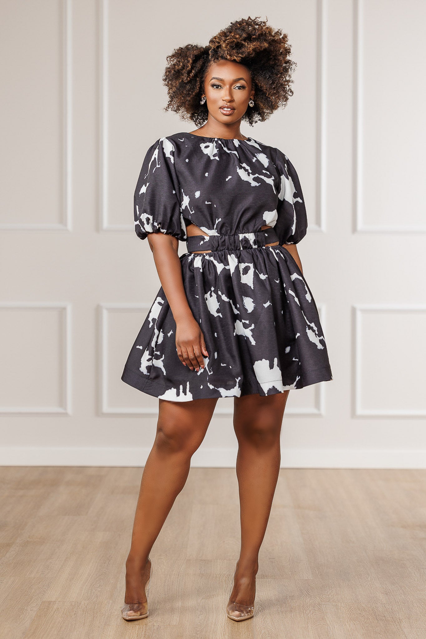 FINAL SALE - Iesha Cut Out Mini Dress - Black