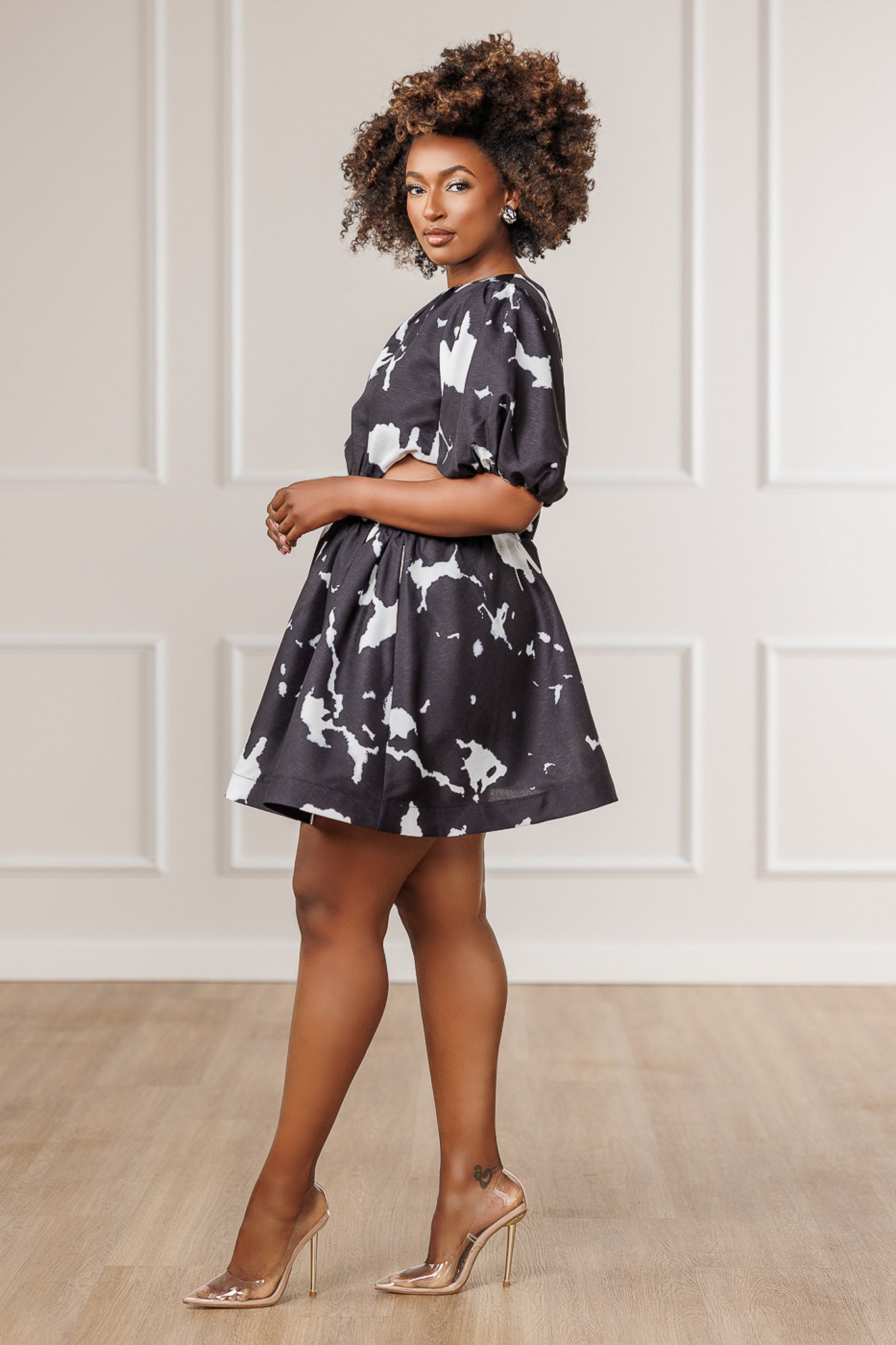 FINAL SALE - Iesha Cut Out Mini Dress - Black