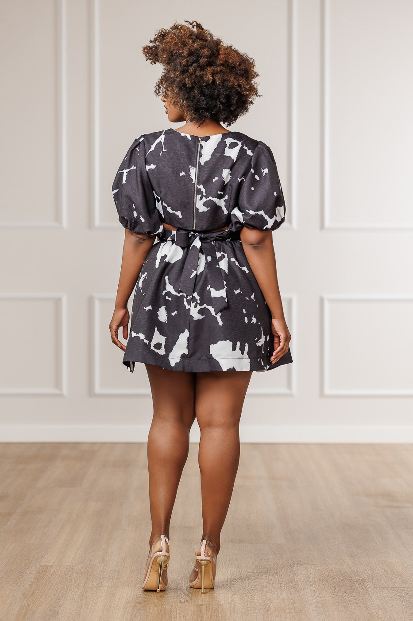 FINAL SALE - Iesha Cut Out Mini Dress - Black