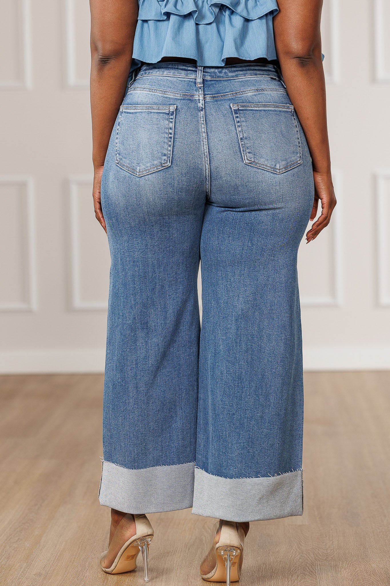 Raven Extra Wide Cuffed Jeans