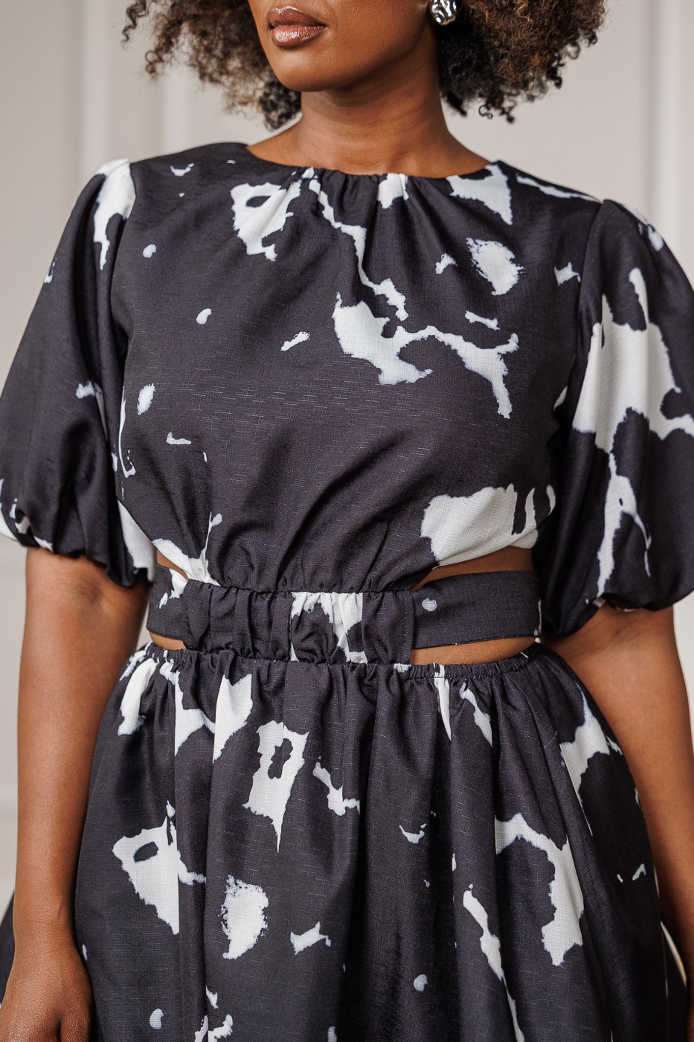 FINAL SALE - Iesha Cut Out Mini Dress - Black