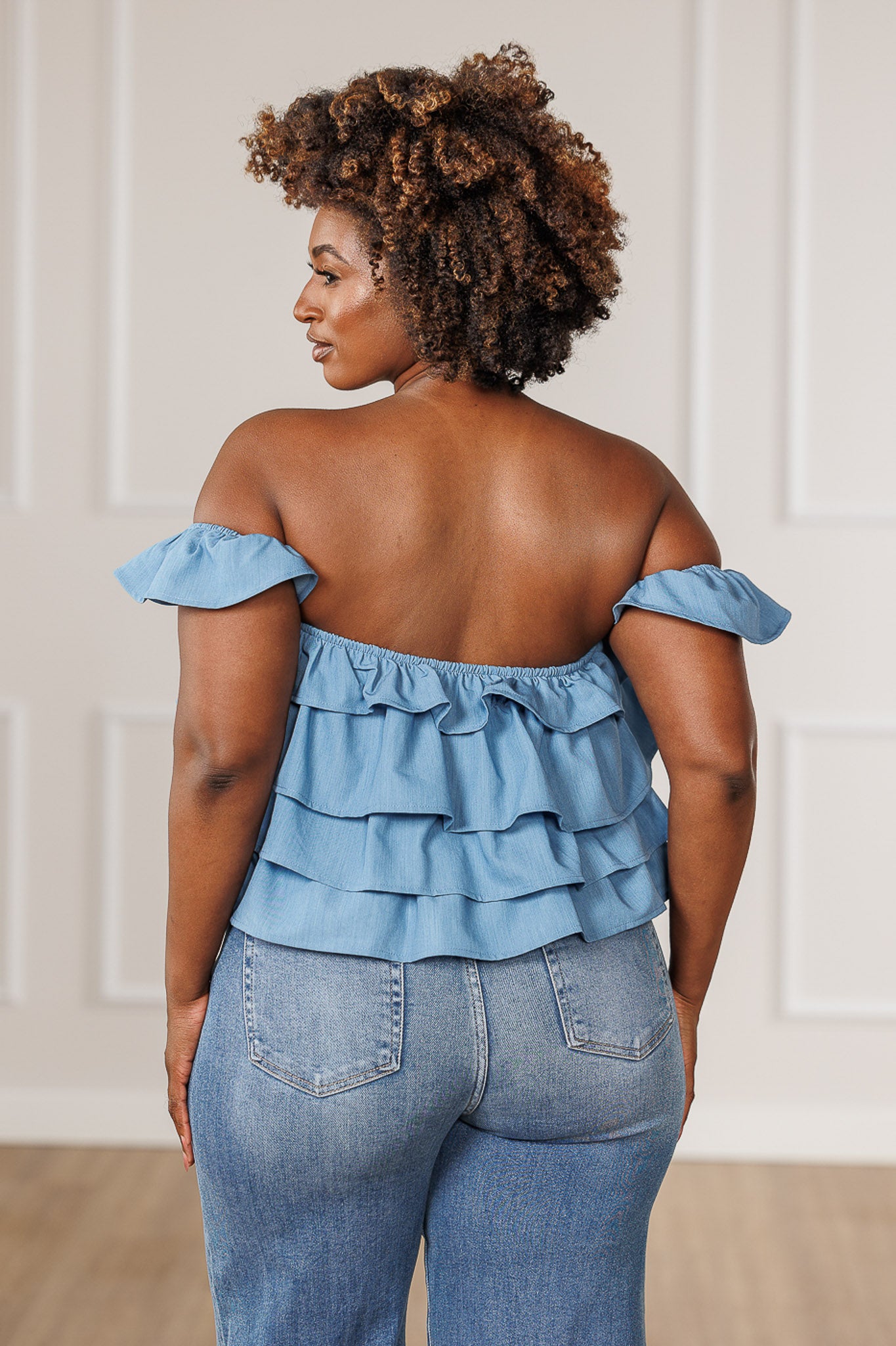 Chance Layered Ruffle Top