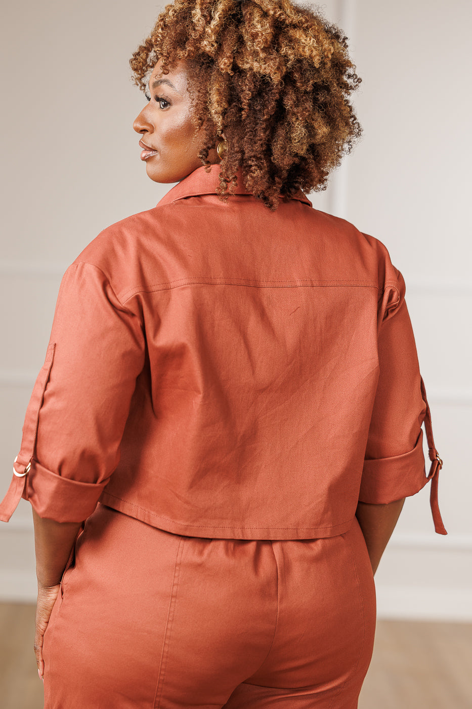 Alma Oversized Cargo Top - Sienna