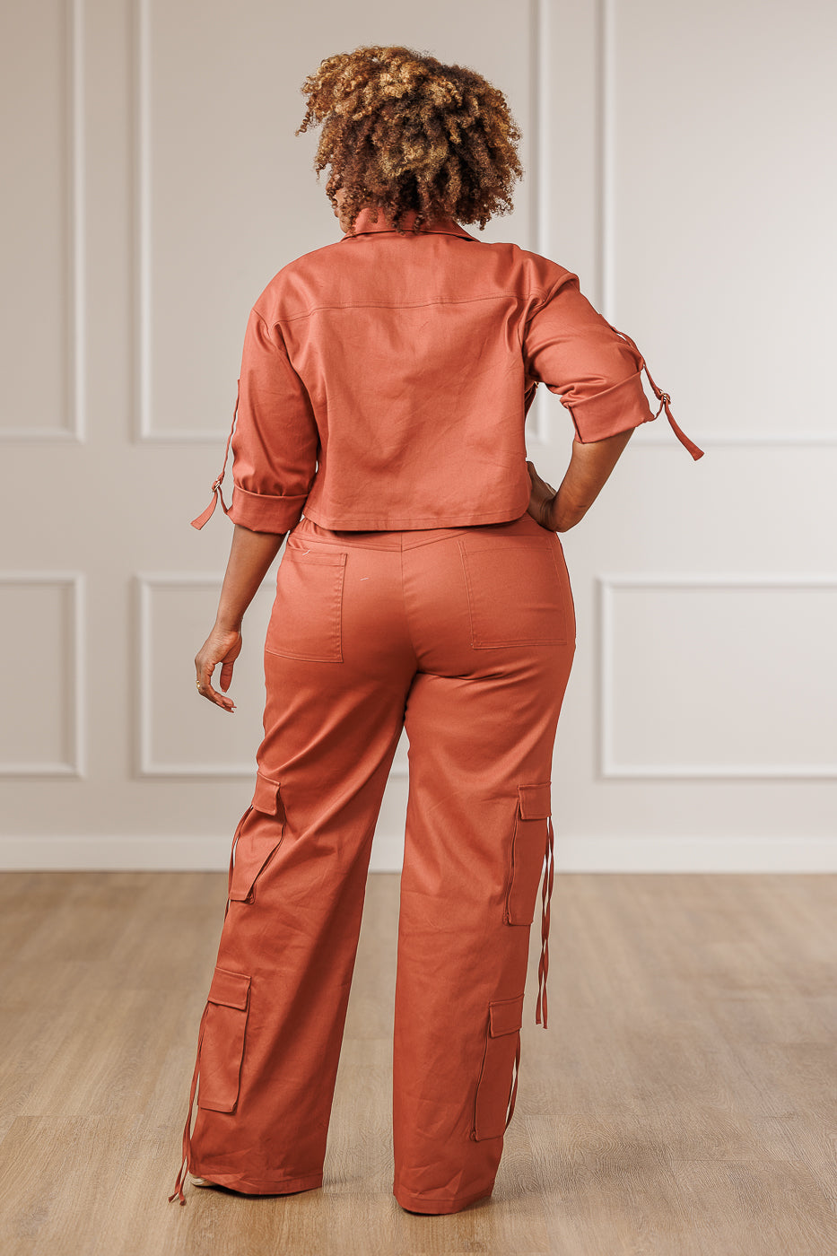 Alma Oversized Cargo Top - Sienna