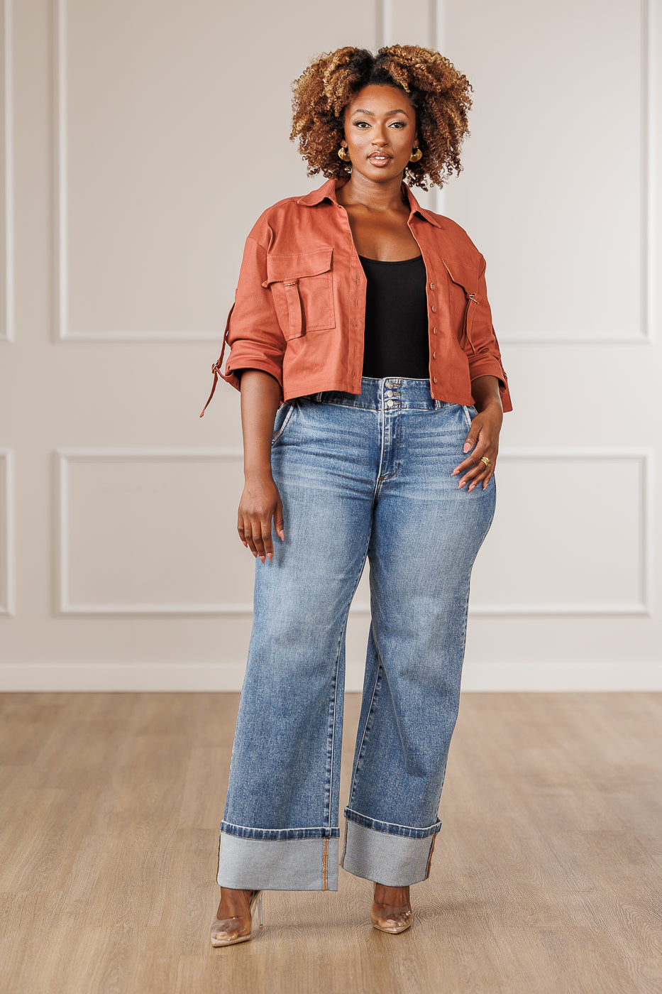 Alma Oversized Cargo Top - Sienna