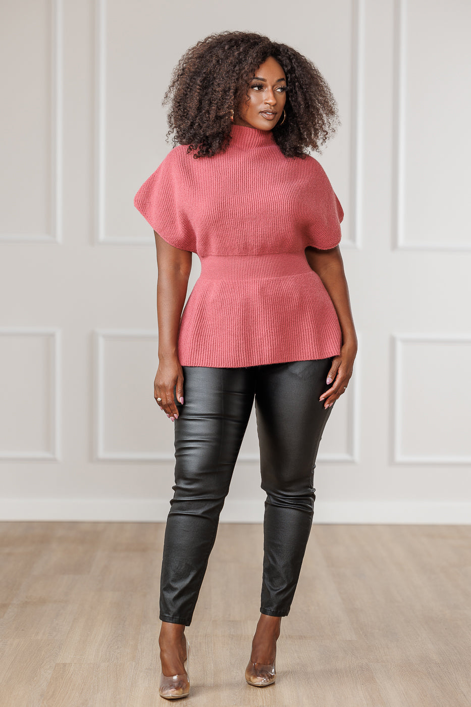 Rune Kimono Sweater - Deep Rose
