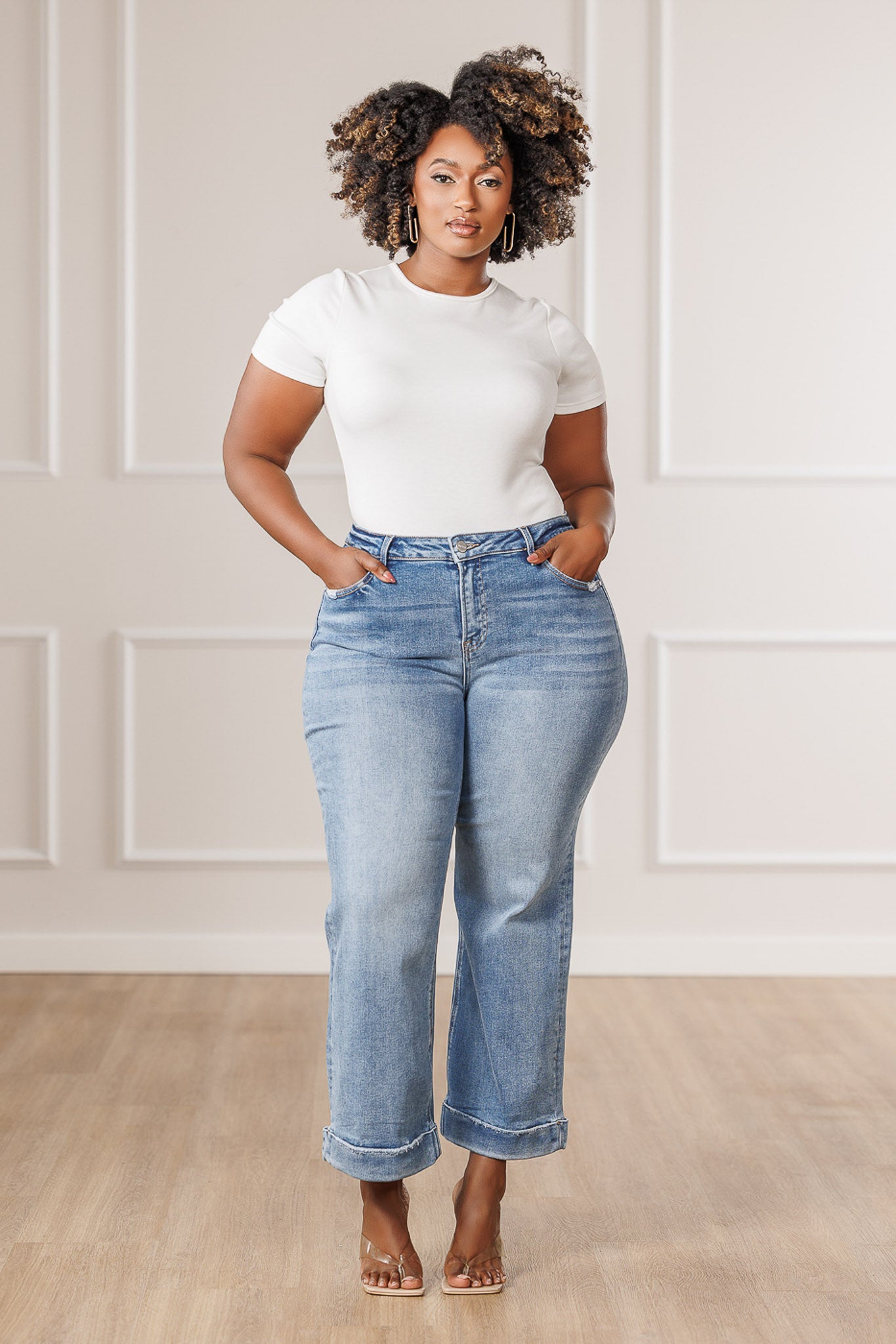 Carter Straight Tailored Cuff Jeans