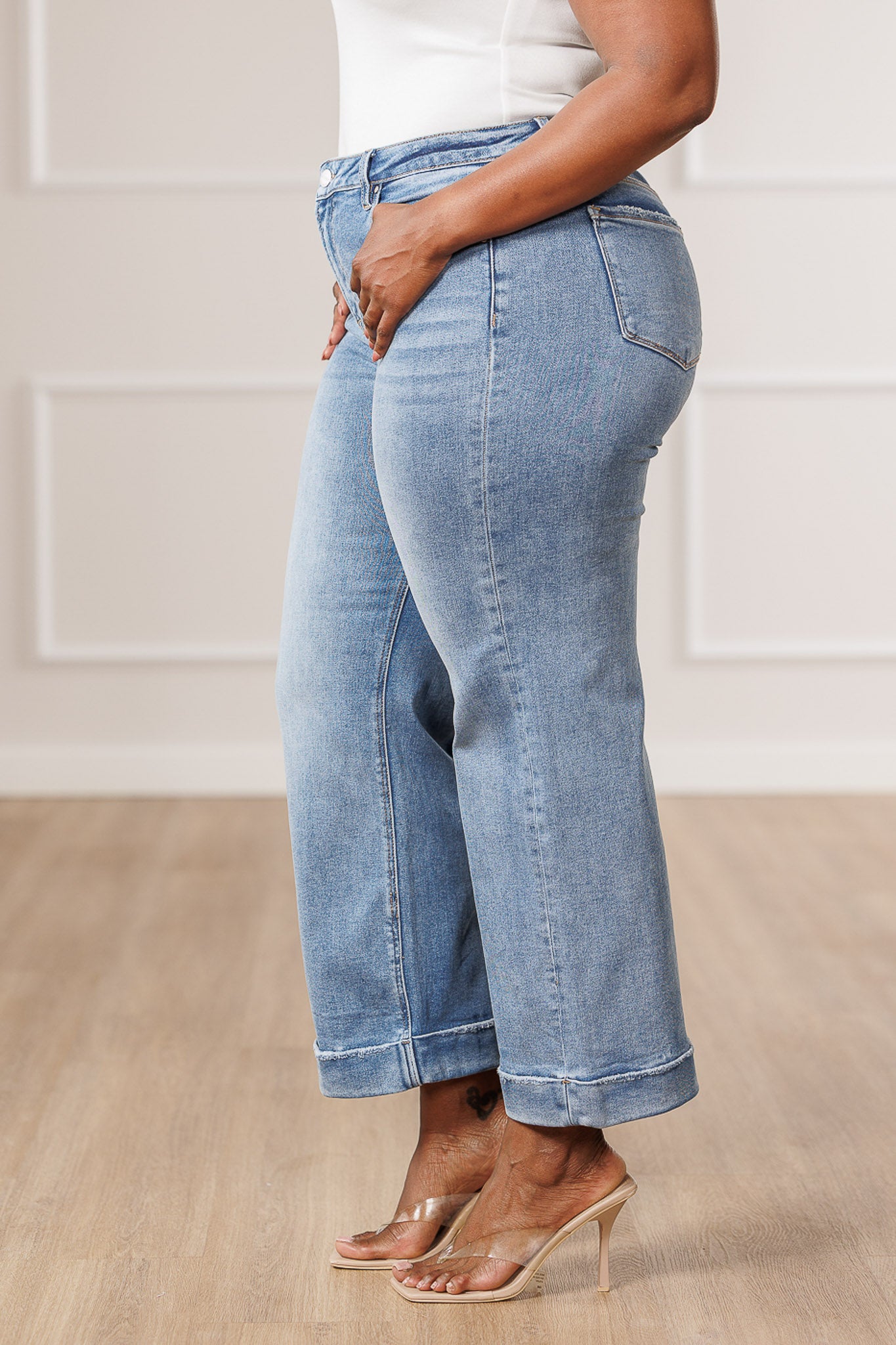 Carter Straight Tailored Cuff Jeans