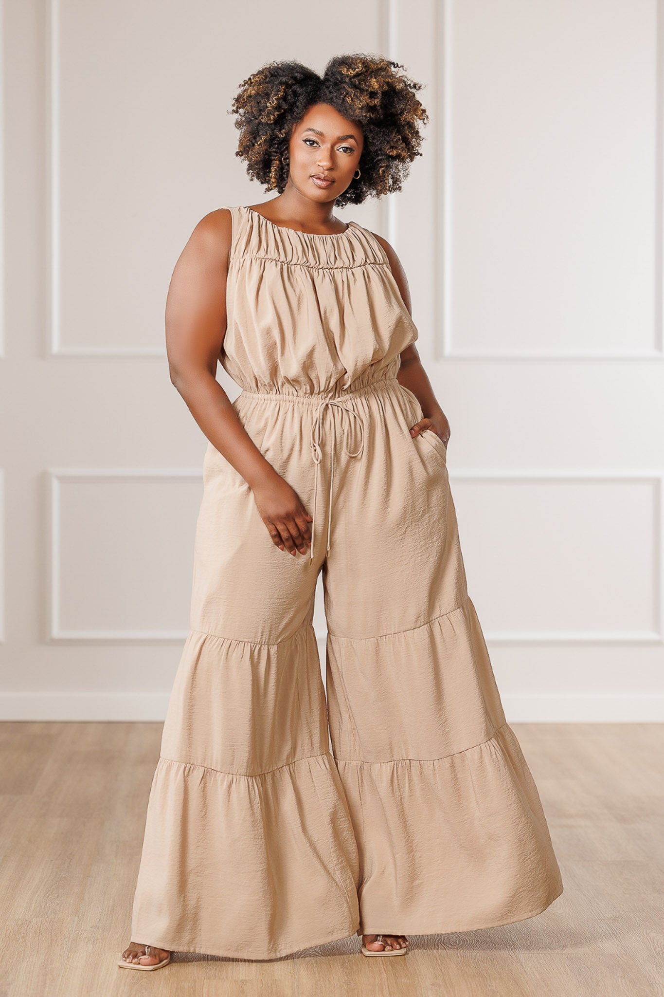 Phoenix Ruched Tank Jumpsuit