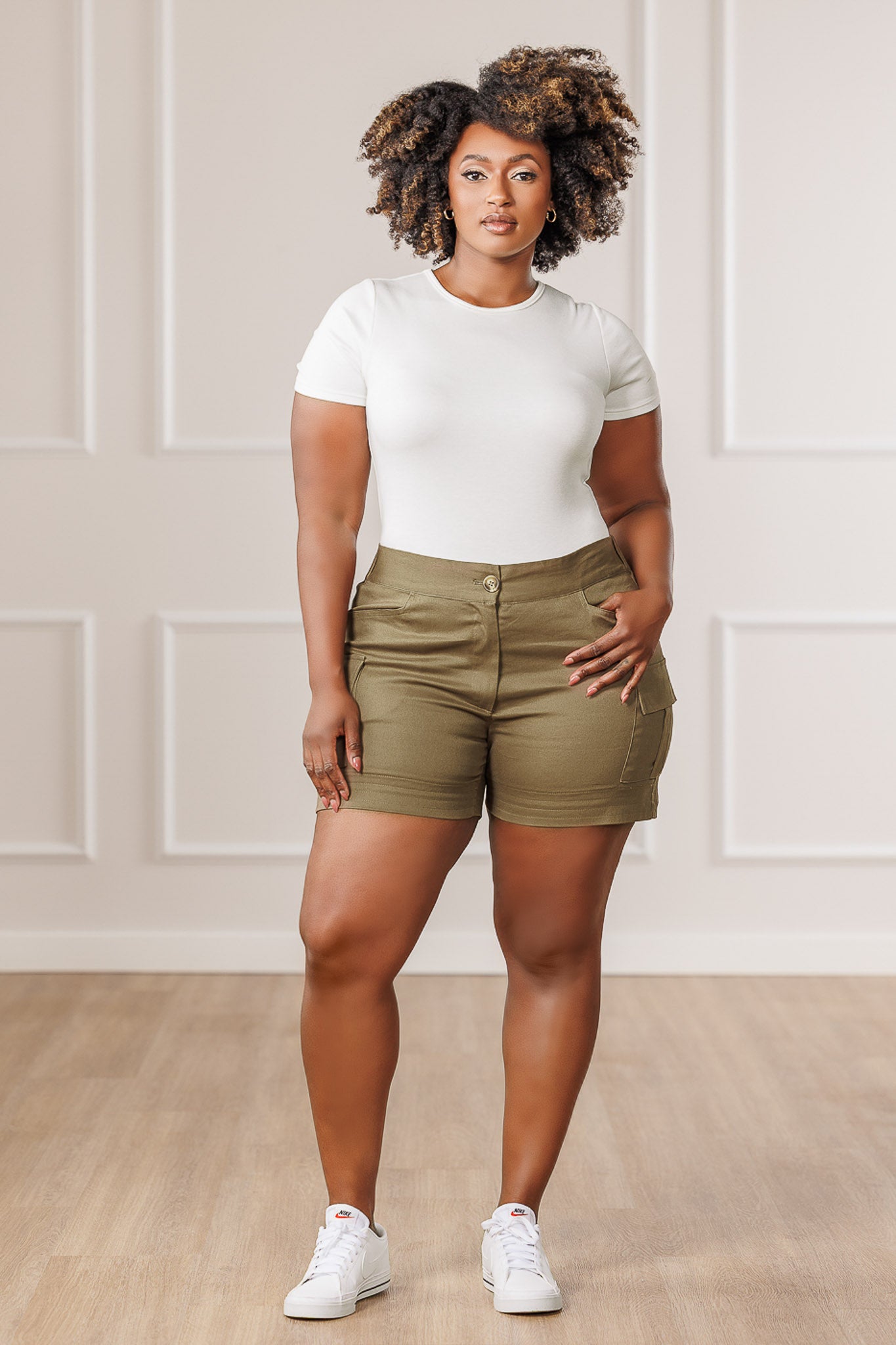 Leighton Cargo Shorts - Olive