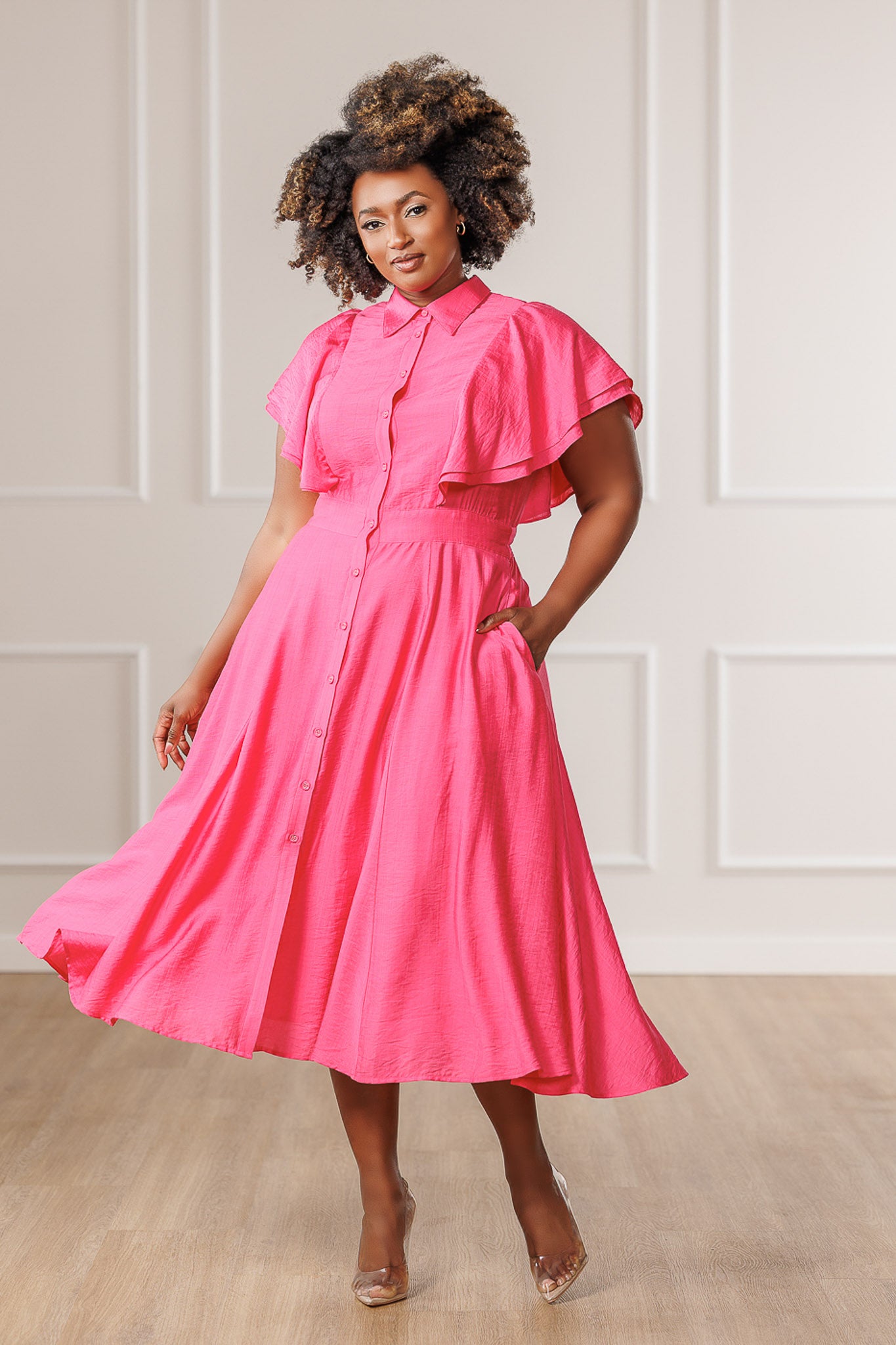 Marlynn Flouncy Maxi Dress