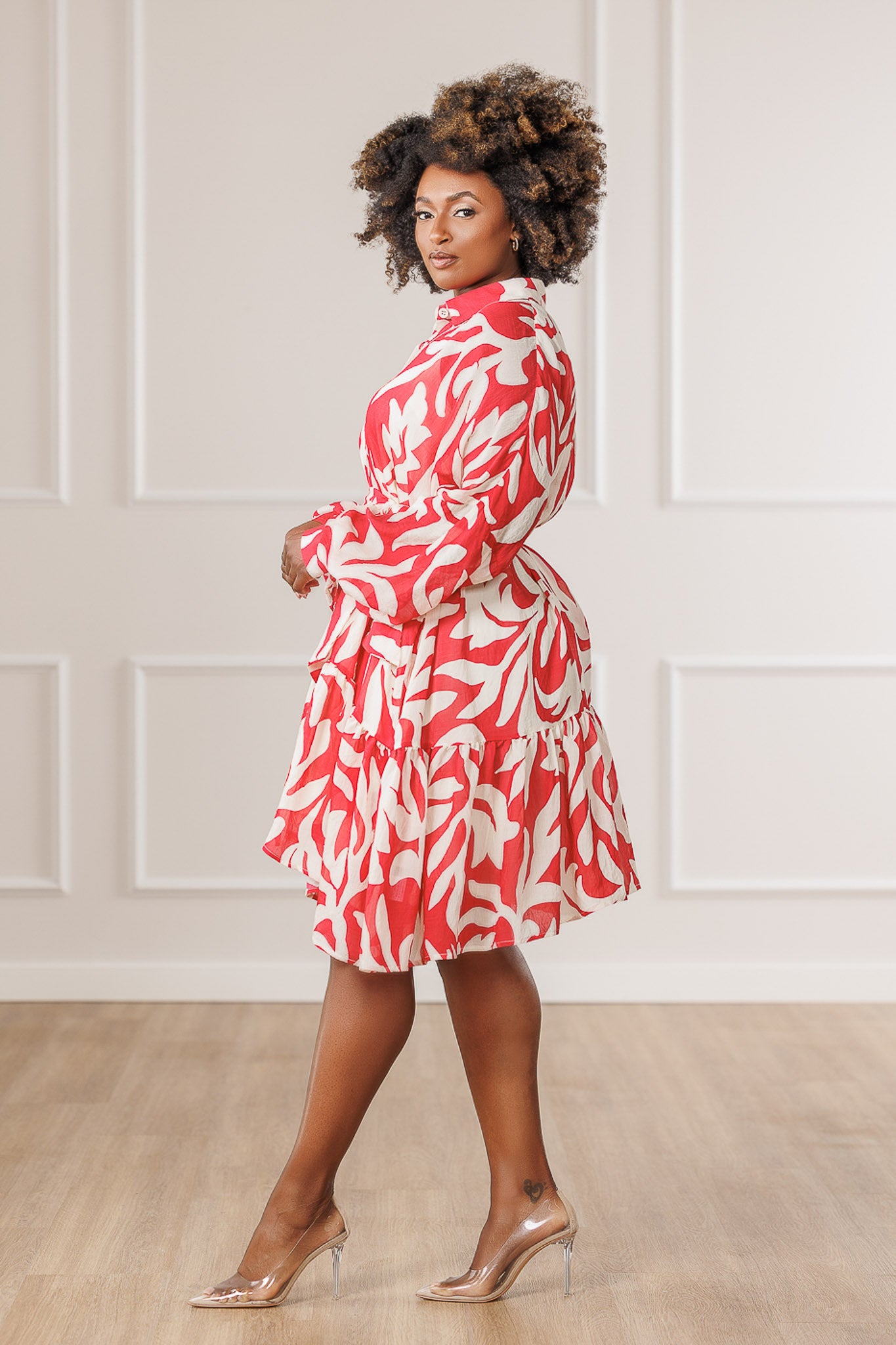 Mira Asymmetrical Shirt Dress