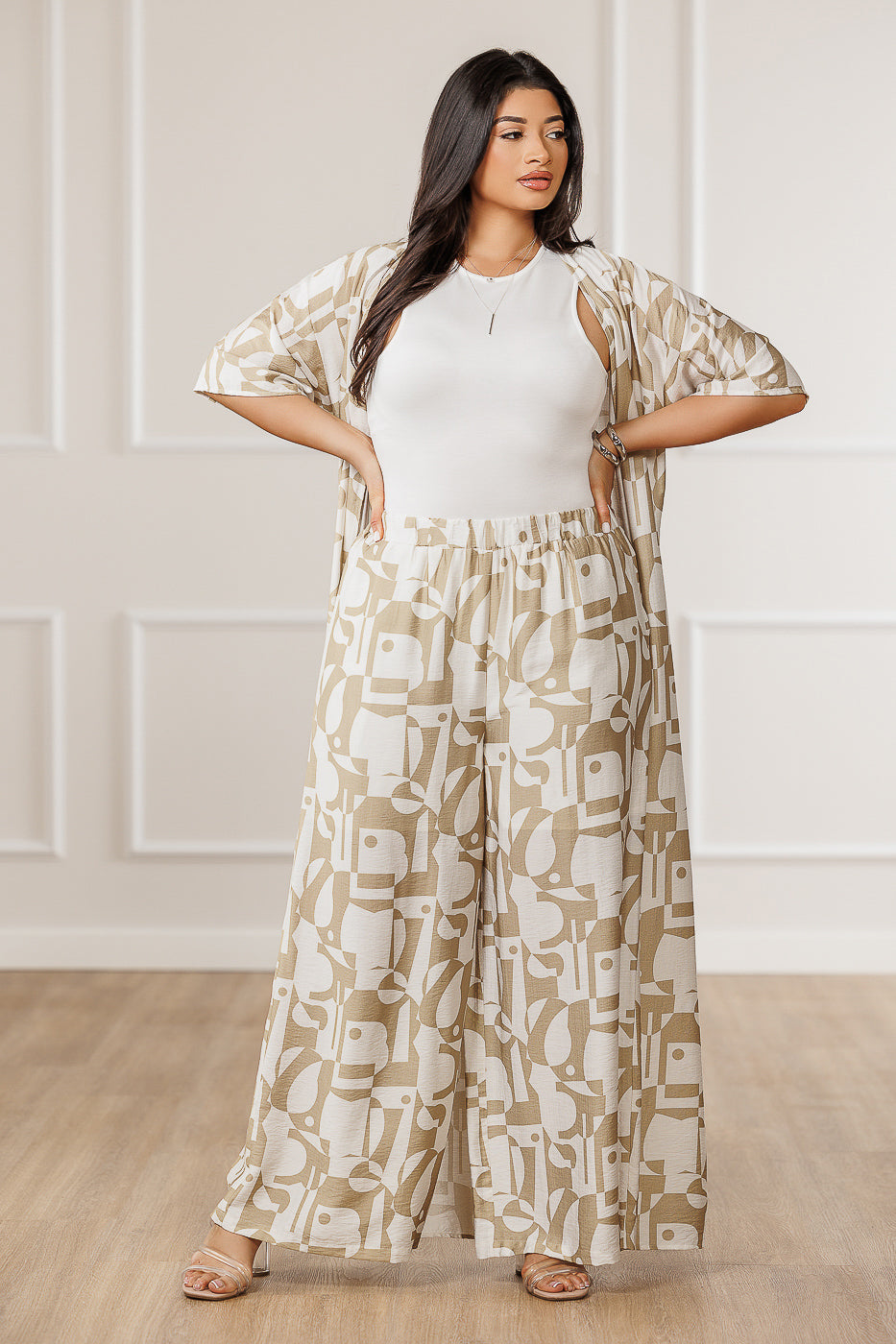 FINAL SALE - Veronica Kimono Duster - Khaki