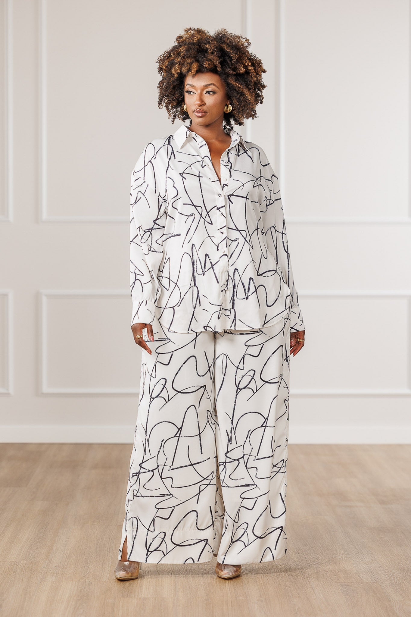 Kade Oversized Button Up Shirt