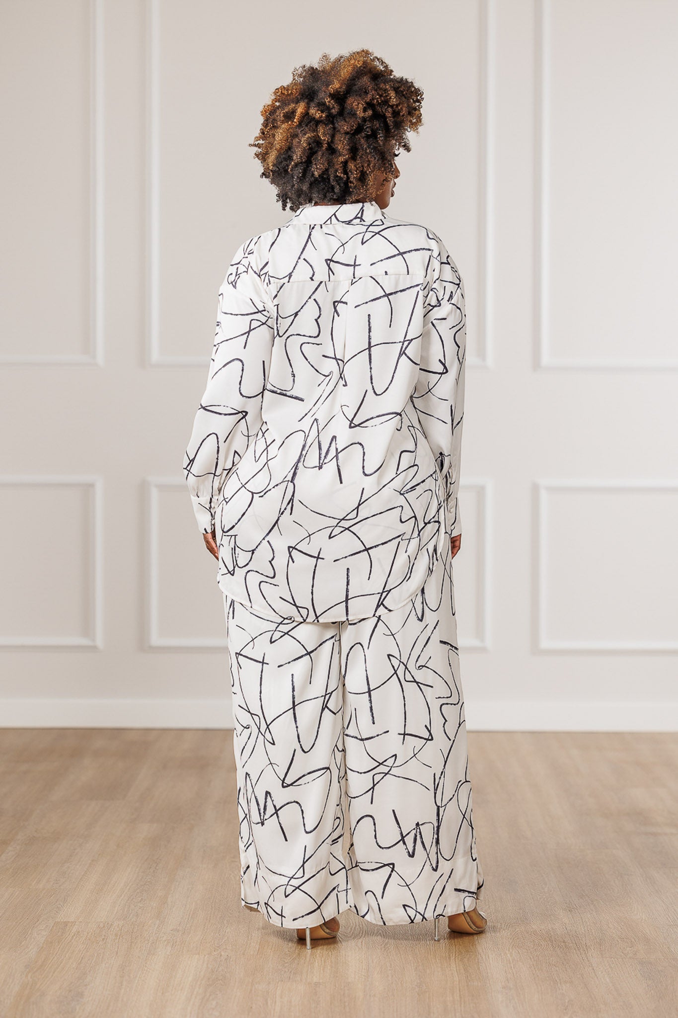 June Side Slits Wide Pants