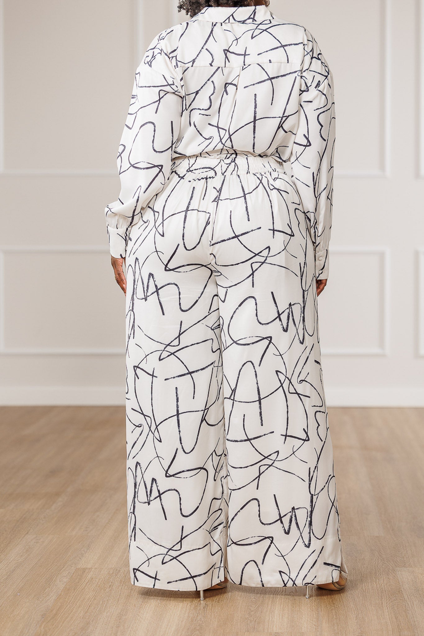 June Side Slits Wide Pants