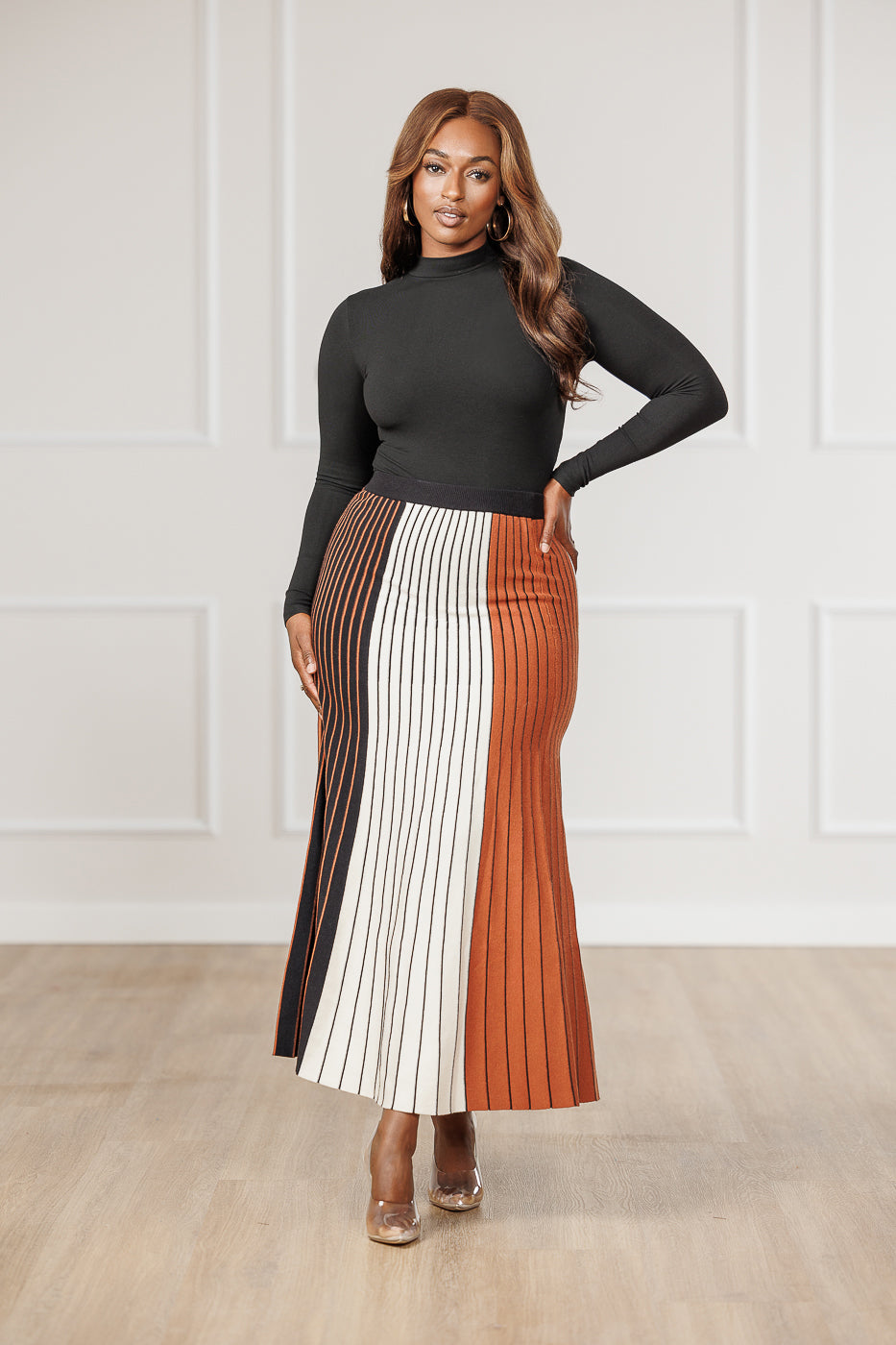 Maxi skirt boutique fashion