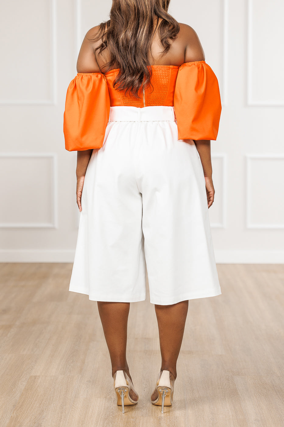 FINAL SALE - Miller Belted Cropped Pants - Off White