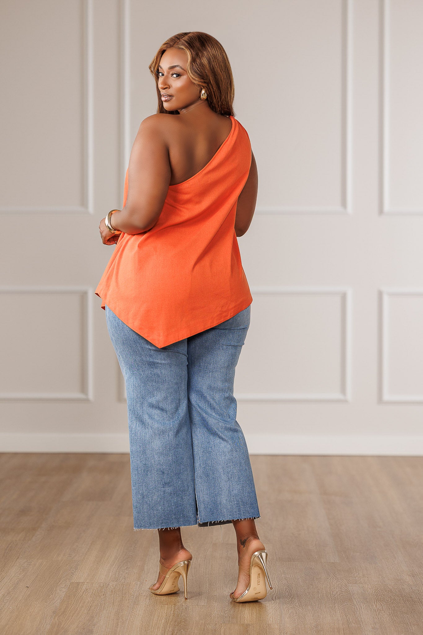 Daria One Shoulder Asymmetric Top