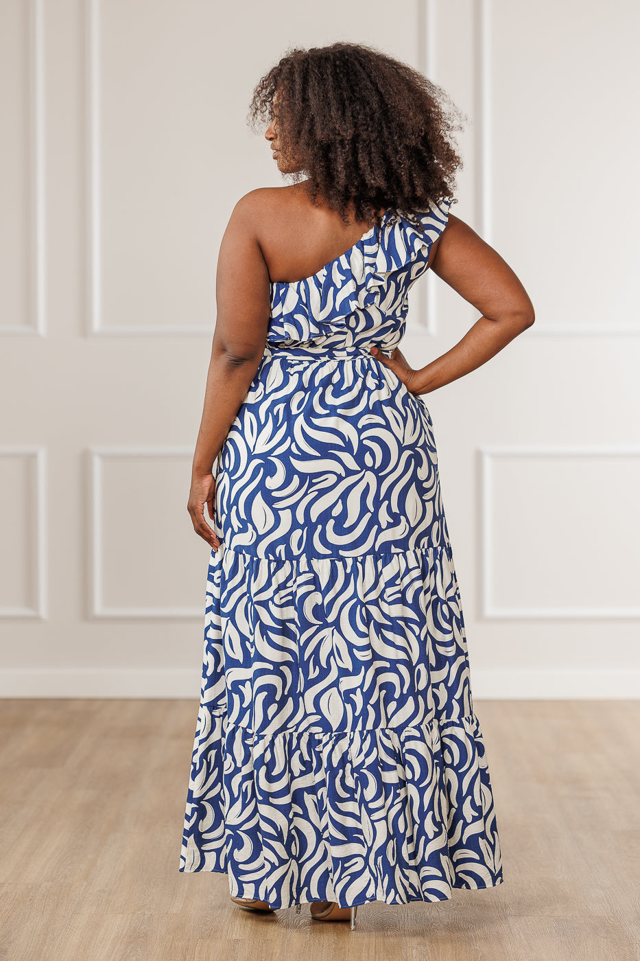FINAL SALE - Elisa One Shoulder Dress