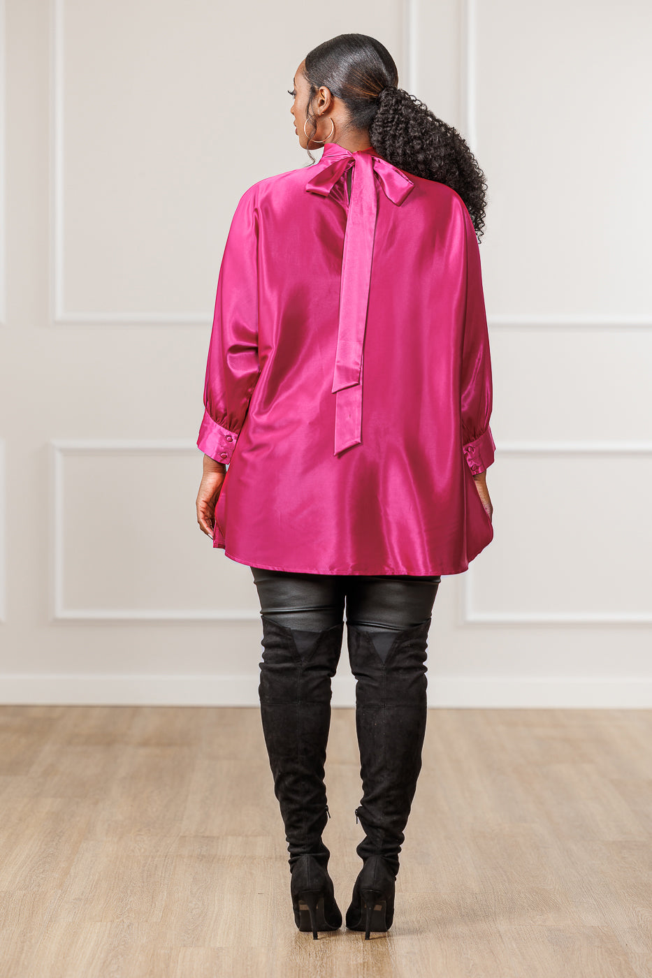 Zaina Hot Pink Kimono Sleeve Tunic – J. Brooks Boutique