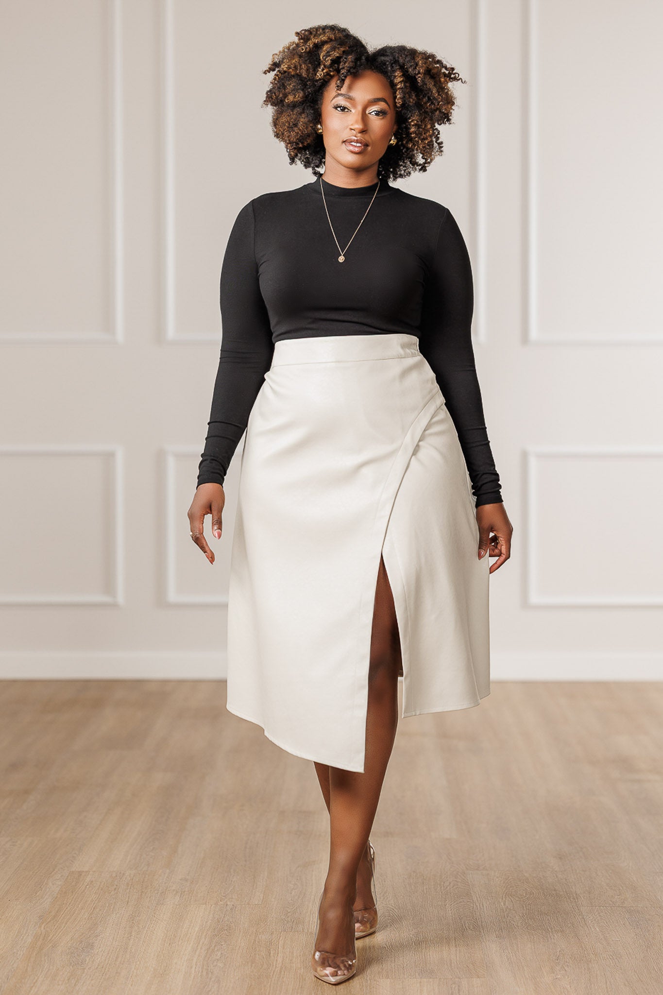 Ebony Wrap Circle Skirt