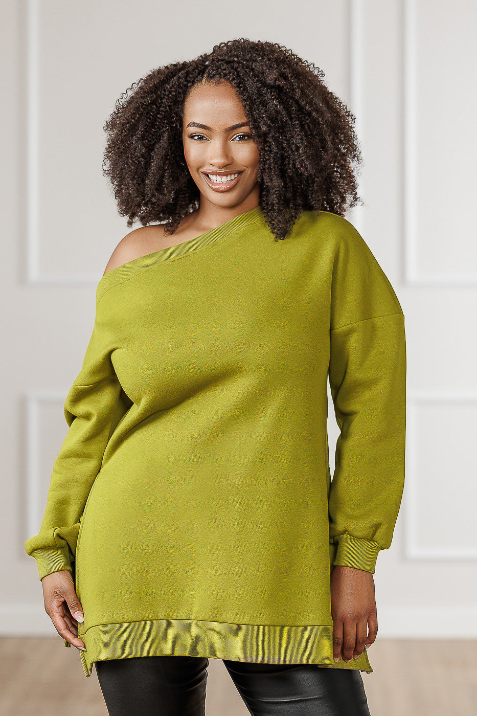 Moonlight 2653 mustard outlets tunic top