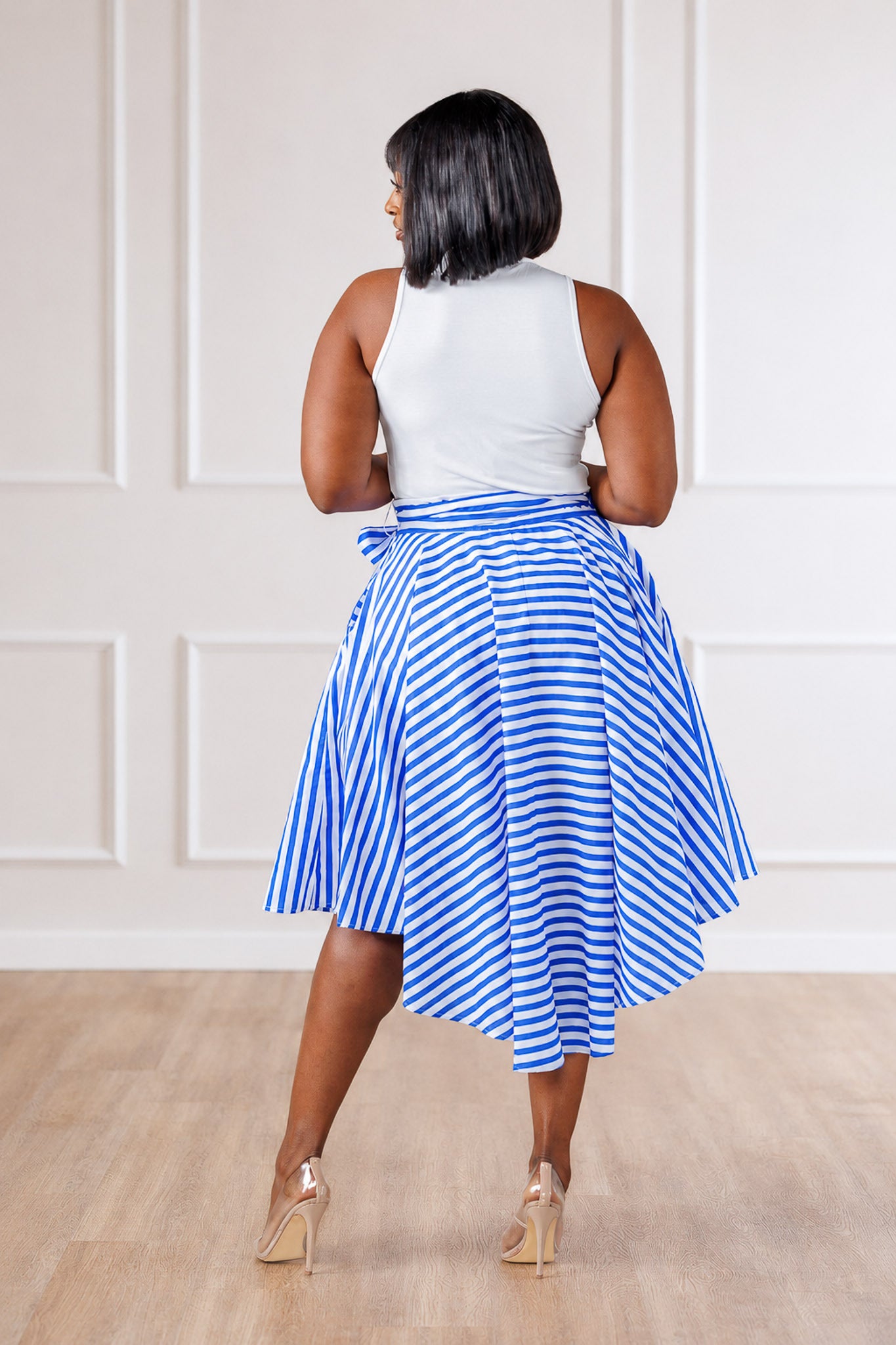 Tormany High-Low Midi Skirt